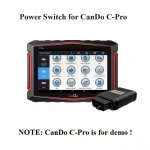 Power Switch Button Replacement for CanDo C-Pro Scanner